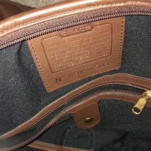 Beautiful, buttery soft, brown Coach travel/duffel bag.